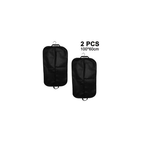 Sac de voyage et de rangement respirant pour vêtements, noir (1/5)
