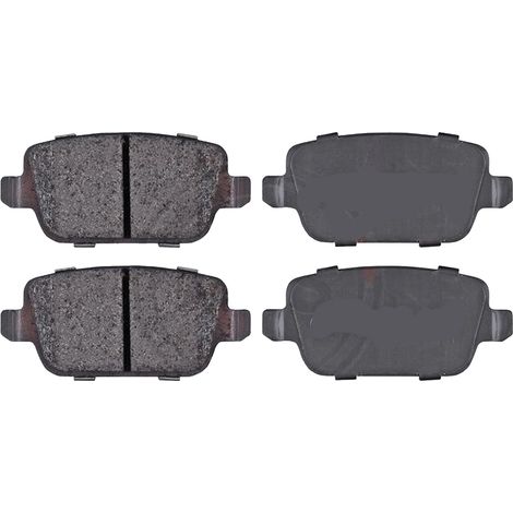 KIT PASTIGLIE FRENO POSTERIORI compatibile con FORD MONDEO IV , TRE VOLUMI, IV TURNIER (BA7) / PASTIGLIE FRENANTI AUTO OEM FDB1917, / SOSTITUZIONE DIRETTA / BASSA POLVERE / SILENZIOSO