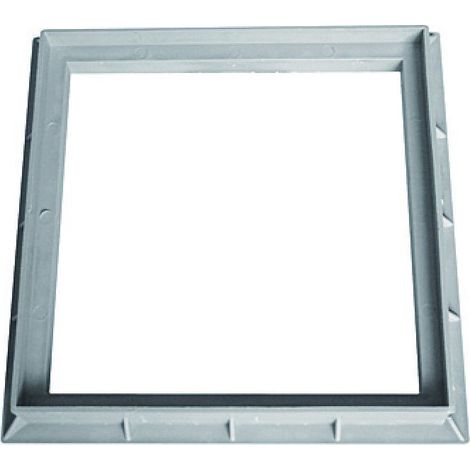cadre 40 x 40 cm gris polypropylène - INTERPLAST - Interplast (1/2)