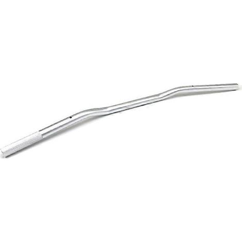 Convient aux guidons bas de motos rétro, aux guidons universels de 22 mm, aux guidons de direction rétro CG GN en alliage d'aluminium (modèle argenté). (1/5)