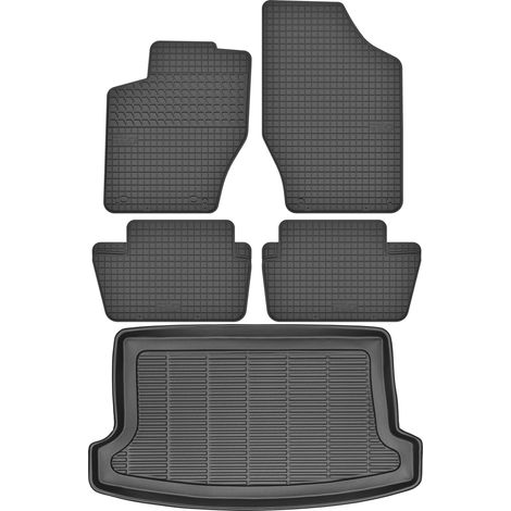 Peugeot 307 SW / Kombi de 2002 a 2007 SET - Alfombrillas de goma para coche + alfombrilla para maletero (1/5)