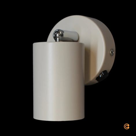[GEBRAUCHT] B-Ware Nordlux Wandstrahler Leuchte Lampe Gu10 Kabel Stecker Beige