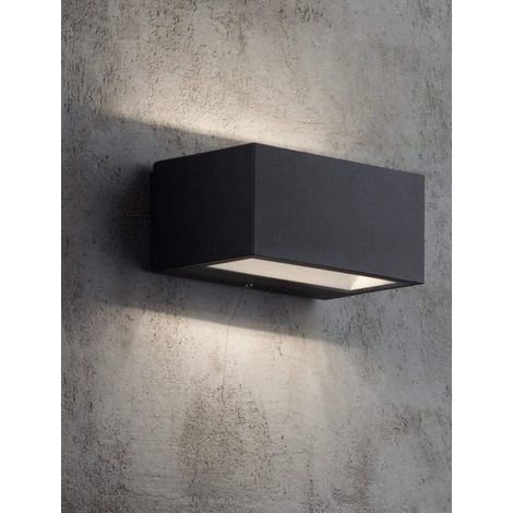 Nordlux NENE Aplique de Pared Negro LED Exterior