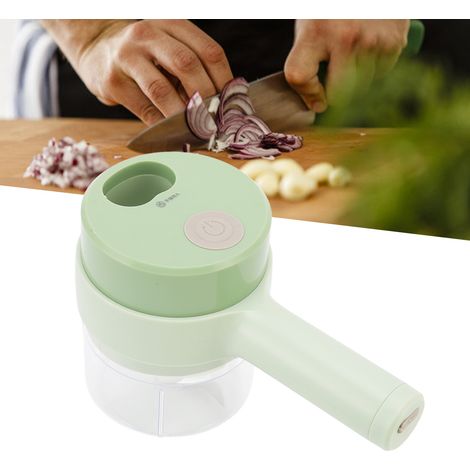 Coupe-légumes électrique sans fil, presse-gingembre électrique automatique, outil de cuisine pour la maison (1/5)