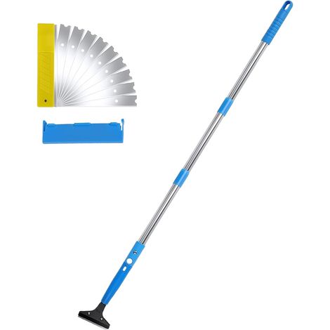 Raclette extensible pour vitres, télescopique, support mural (1/5)