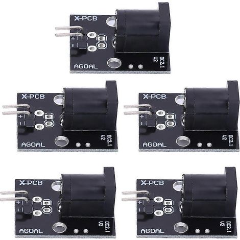 5 Stück DC2.1 Stromschnittstellen-Konvertermodul-Pin-Schnittstelle für elektronische Bausteine