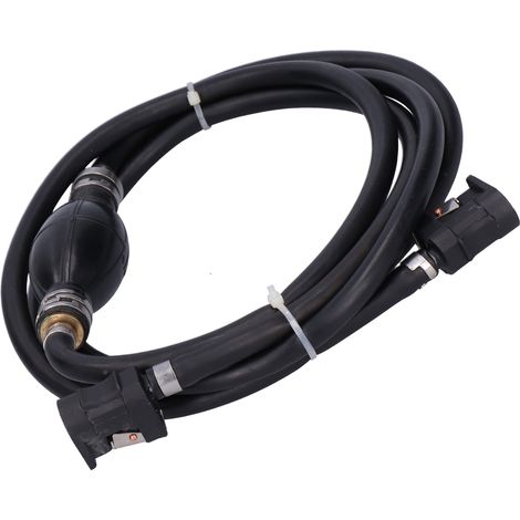 Tuyau d'alimentation en carburant de 3 m (9,8 pi) avec raccord 6Y2-24306-55-00, compatible avec les moteurs hors-bord Yamaha 4 temps et 2 temps. (1/5)