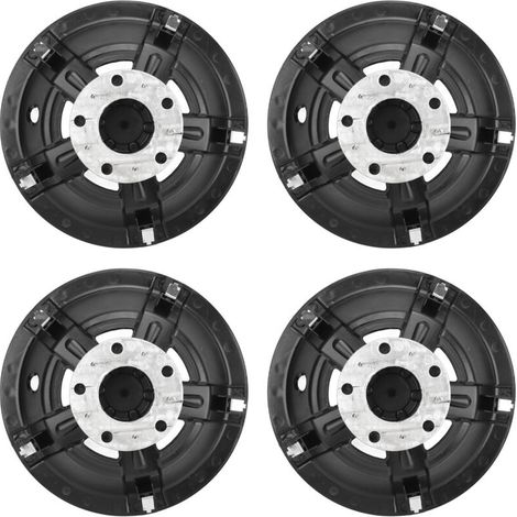 Lot de 4 enjoliveurs de roue de voiturette de golf 10 pouces, housse de protection anti-rayures de remplacement pour E-Z-GO (1/5)