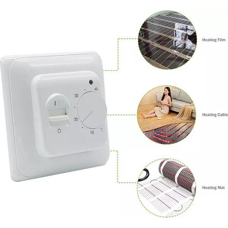 16A Fußbodenheizungsthermostat mit Begrenzungssensor und elektronischer Fußbodenregler