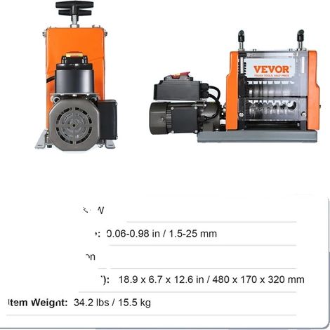 Machine à dénuder les fils électriques, profondeur de dénudage visible, recyclage des déchets de cuivre, 15-25 mm, 60 W (1/2)