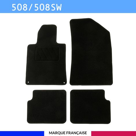 Tapis de voiture - Sur Mesure pour 508 / 508SW (2010 - 2018) - 4 pièces - Tapis de sol antidérapant pour automobile (1/4)
