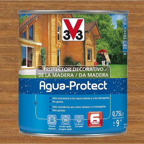 Lasur agua protect satinado v33 750 ml roble medio (1/2)