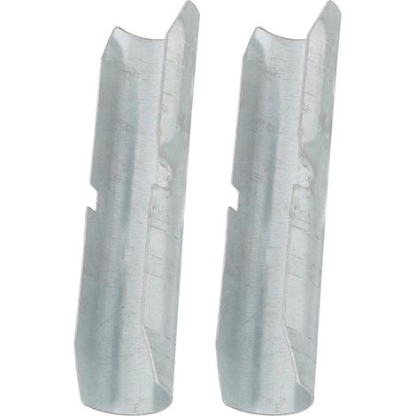Conector de barra de cortina de 2 piezas, juntas reforzadas para barra de cortina de ventana, accesorios de cortina prácticos y duraderos. (1/4)