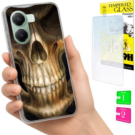 Funda para Xiaomi Poco X7 Pro 5G con cubierta trasera para fotos y cristal 9H. (1/5)
