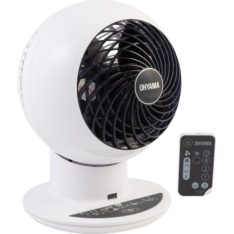 Iris Ohyama – Ventilateur de table ultra puissant et silencieux 38W – Diffusion multidirectionnelle 80°/75° – Couverture 30 m² – Télécommande incluse (1/5)