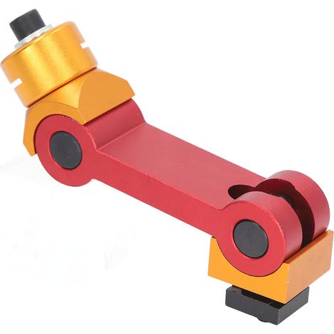 Butée de position CNC réglable, butée d'étau pour fraiseuse, limiteur de pièce pour rainure en T, lot de 2. (1/5)