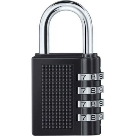 1PCS Cadenas à Combinaison à 4 Digit,Serrure Combinée,Numero Cadenas Code,Serrure à Combinaison pour Gymnase, école, Portail, Hangar, Garage, Rangement, Casiers à Bagages et Boîte à Outils