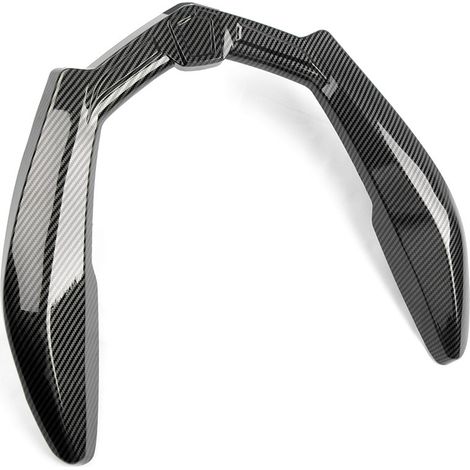 Compatible with Yamaha NMAX155 (2020-2024): Modified rear luggage rack in textured carbon fiber, water transfer printed plastic bodywork. (1/5)