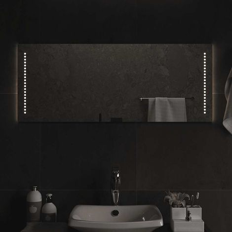Miroir de salle de bain LED 100x40 cm