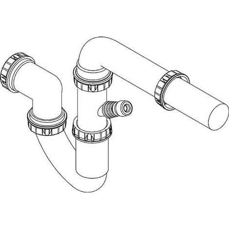 Siphon 42617 pour éviers de cuisine