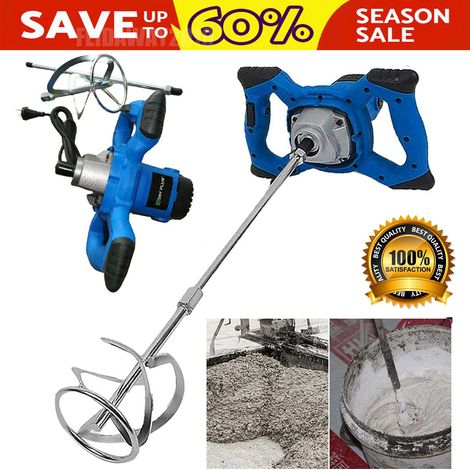 Electric Concrete Cement Mortar Trowel Handheld Drywall Sander 6 Variable Speed