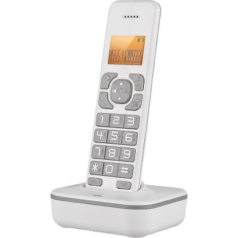 Répondeur sans fil avec identification de l'appelant et double combiné - 2 postes avec fonction d'attente (1/4)