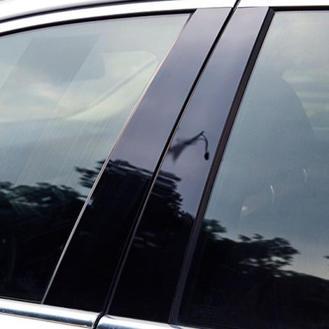 (G20 2020-2021 - Noir brillant) Film adhésif en fibre de carbone pour montants de porte BMW - Accessoires auto (1/5)