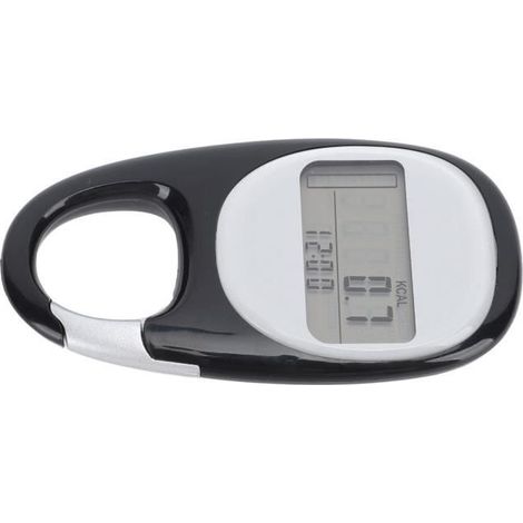 Omabeta compteur de pas 3D Omabeta podomètre 3D Podomètre de marche à pince à mémoire multifonctionnelle, sport podometre Noir (1/4)
