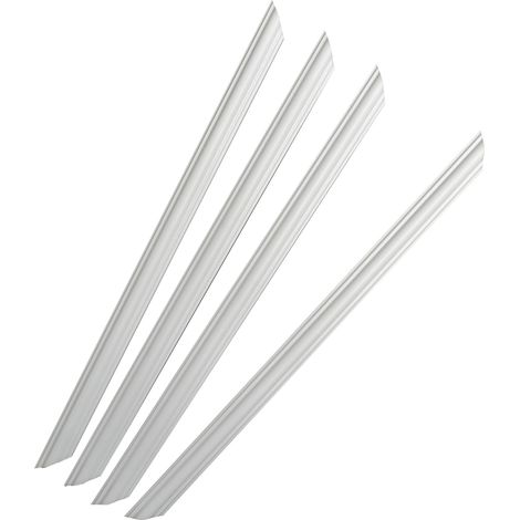 Decosa Wandkassetten-Set Melissa, weiß, 25 mm, 45 cm x 45 cm - 2 Sets