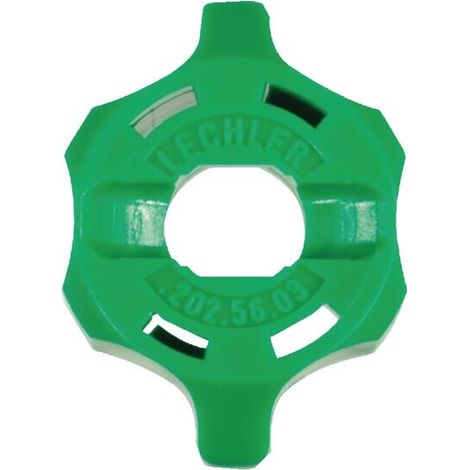 Testina portaugello baionetta SW8/10 verde con guarnizione Lechler LECHLER 0652025603