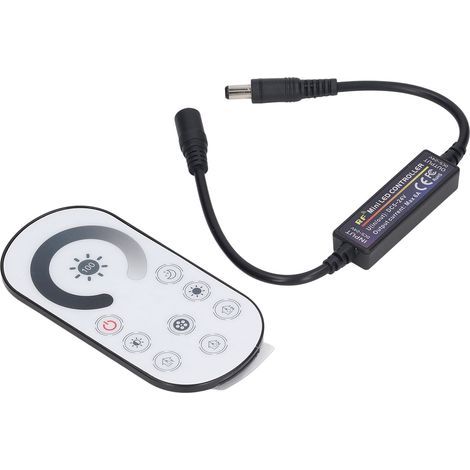 Kabelloser RF-Touch-Dimmer mit Konstantspannung für LED-Lichtleisten, 5–24 V DC Mini-Induktionsregler (1/5)