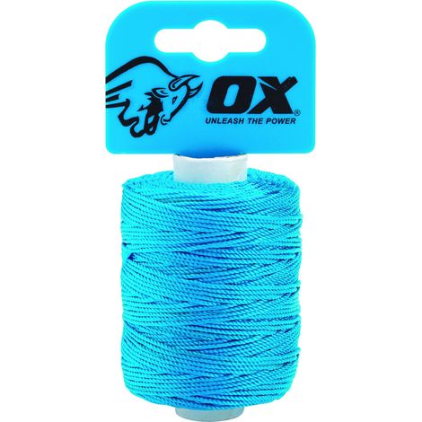 OX Pro Nylon High Vis Builders Line 105m / 350ft - Ciano (1/5)