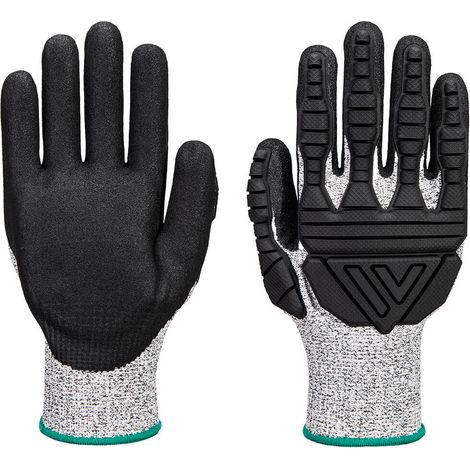 Gants anti-impact et anti-coupure Portwest Impact Gris / Noir 10
