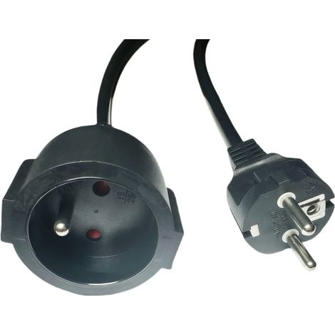 Cable de alimentación Microconnect MC-PE0300FRB de 3 m, color negro (1/3)