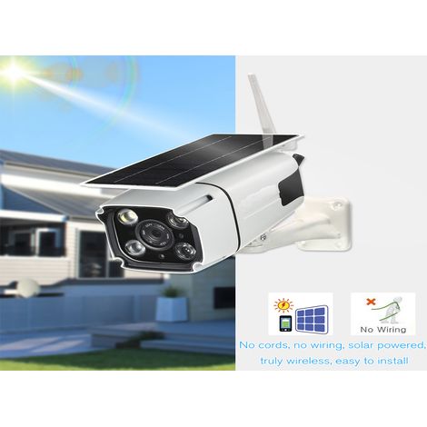 Telecamera Videosorveglianza WI FI Esterno con Pannello Solare IP67 pir 202 AHD (1/5)
