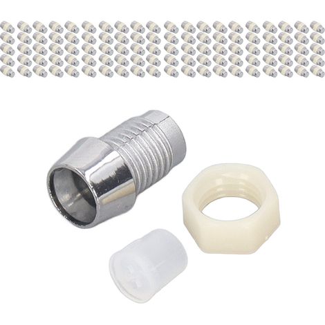 100 Supports LED 5mm Argentés en Plastique pour Montage sur Circuit Imprimé - Kit d'Accessoires Électroniques (1/5)