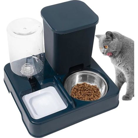 Croquettes Chat - Distributeur Eau Chat - eau pour Chat - Ensemble De Mangeoires pour Animaux De 15 12 (1/5)