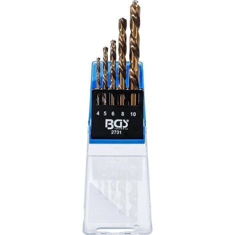 Jeu de Forets HSS Coupant à Gauche 5 pcs - D.5,8 mm x 17,5 cm - Acier Rapide, Précision et Durabilité - D-Work (1/5)