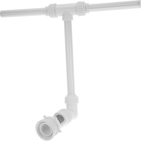 Accessoires pour fontaine de piscine à double tête, adaptés aux piscines et bassins souterrains, avec un cadre de support robuste et une installation facile. (1/5)