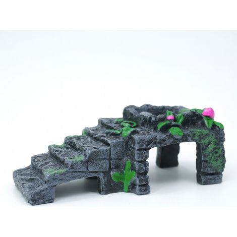 Cachette en écorce pour reptiles escalier S