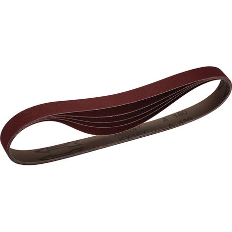 Draper Cloth Sanding Belt 25 x 762mm, 40 Grit, Pack of 5