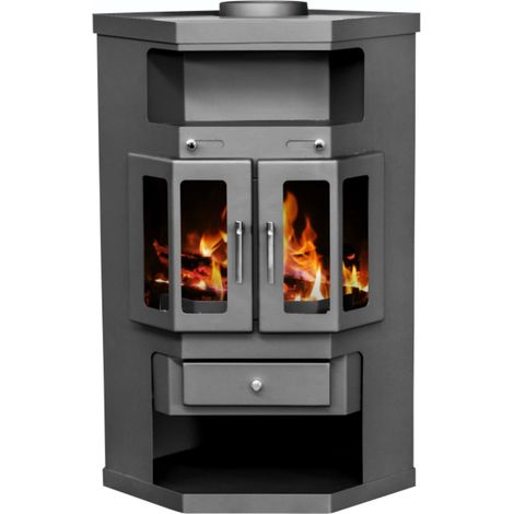 Victoria Kaminofen Panama 2 Flügeltüren mit 9 kW (1/3)