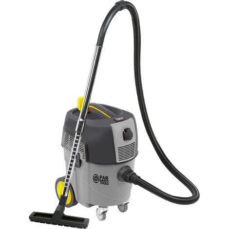 Fartools Pro – Aspirateur professionnel 30L 1600W – Décolmatage automatique – Force d'aspiration 20 KPA – Pour chantiers humides et poussiéreux - 30AUTO