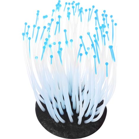 Plante de Corail Artificielle Lumineuse Bleue pour Aquarium Nuit - Décoration Éclairante pour Bassin (1/5)