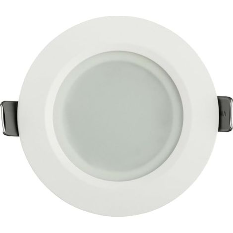 SEBSON Spot Encastrable avec Douille GU10 - Spot Salle de Bain IP44 - Trou de Montage ø70mm (min. 67mm, max. 83mm) - Plafonnier Encastré Ø90mm - Lot de 12 (1/3)