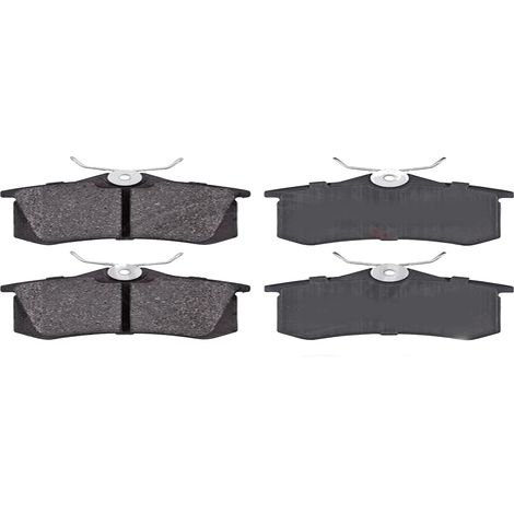 KIT PASTIGLIE FRENO POSTERIORI compatibile con AUDI A3 (8P1,8P7,8PA) / PASTIGLIE FRENANTI AUTO OEM FDB1788, / SOSTITUZIONE DIRETTA / BASSA POLVERE / SILENZIOSO