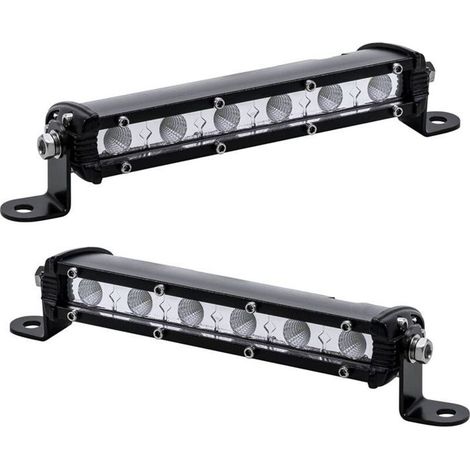 Feu de recul LED 18 cm 18 W extra fin 12 V, phare de travail LED 12 V longue portée pour remorque, voiture, moto, accessoires 4x4 (1/4)