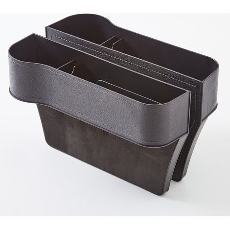 2 Pcs Auto Seat Gap Organisateur Boîte de Rangement, Car Seat Gap Organizer pour Boîte de Rangement Latérale, Organisateur Voiture Coffre Voiture Accessoires Organiseur Voiture Couture(No (1/5)