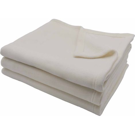 Couverture Polaire Grand Confort Naturel 180x220 cm