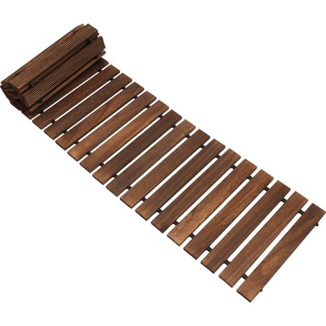 Tapis de Chemin de Jardin, Construction Durable, Installation Facile, Marron (1/2)